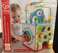 全新hape木制立體串珠樂園／立體玩具箱