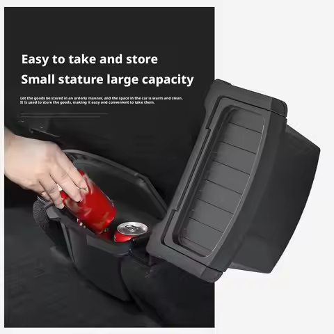 For Tesla Model Y Launch 2025 Juniper Car Armrest Rear Tidying Trash Accessories Rear Box Storage Ca