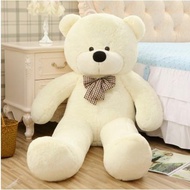 100cm Plush Stuffed Toys Soft Giant Teddy Bear Patung Beruang Bersaiz Besar untuk Kanak Kanak Sesuai