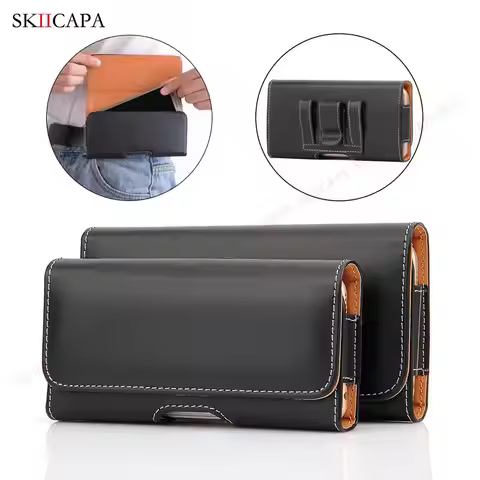 Universal 6.5 inch Pouch Phone Case For Sony Xperia 1 10 5 V III II IV XZ2 XZ3 XZ1 XA2 XA1 Belt Clip