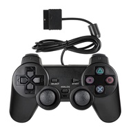 Tay Cầm Chơi Game Có Dây Cho Sony PS2 Bộ Điều Khiển Rung Sốc Joypad USB PC Bộ Điều Khiển Tương Thích