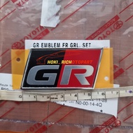 Original GR Raize Agya Fortuner GR Front Grille Logo Emblem