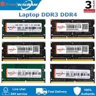 Walram 204 Pin Laptop Ram Memory DDR3 8Gb 4Gb 16Gb Ram 1333 1600 2400 2666mhz DDR3L Sodimm Notebook 1.35V 1.5V DDR4 1.2V 260 Pin