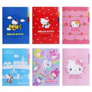 sun-star Sanrio Hello Kitty 50th Anniversary A5 Three-Layer Index Folder