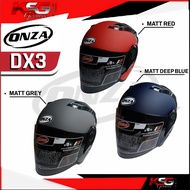 ONZA DX3 HELMET & VISOR TINTED Topi Keledar ONZA Helmet Motorcycle ONZA RX3 ONZA DX-3