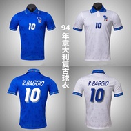 Italy Vintage Jersey 1994 Italy Master Classic Replica Thai Version Football Jersey No. 10 Bachobo S