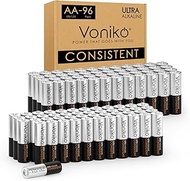 Voniko AA Batteries 96 Pack - Alkaline Double A Battery - Ultra Long-Lasting, Leakproof 1.5v Batteri