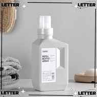 LET Detergent Dispenser Bathroom Laundry Detergent Softener Refillable Shampoo Shower
