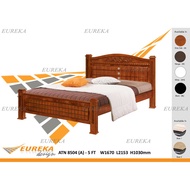 EUREKA 04 Queen/King Bed Frame / Katil Kayu Wood (Deliver &amp; Installation Klang Valley)