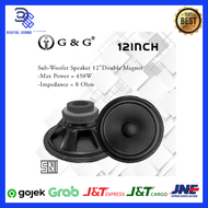 Speaker Subwoofer 12 inch Double Magnet G&G - Speaker 12" - Double Magnet - digital musik store - ds