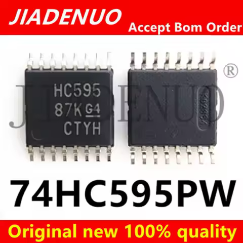 (10pcs)100% New 74HC595PW 74HC595 HC595 TSSOP16 Chipset