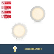 [Safety Mark Certified] LUZ LED Round Downlight 12W / 15W Single colour/ Tri-colour
