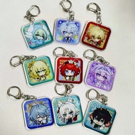 Honkai Star Rail HSR Mica Keychain Chibi Sunday Dan Heng Imbibitor Lunae Robin Aglaea Phainon Mydei 