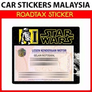 New Roadtax Holder 2024 sticker - Star Wars R2D2
