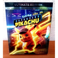 Pokemon Detective Pikachu Elite (4K Ultra Hd & 3d Blu-Ray Normal Blu-Ray) (Free 6 Postcard)