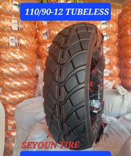 110/90-12 &amp; 110/70-12 SEYOUN Tire TUBELESS