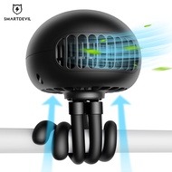 SmartDevil Stroller Fan 3 Speed Portable Clip on Stroller Fan with Flexible Tripod 60° Rotatable Per
