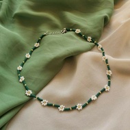 Beaded Necklace | Daisy Necklace | Bead Necklace | Aesthetic Necklace