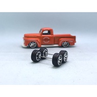 Z191 Hot Wheels Rubber Wheels Tayar Getah TE37 Chrome 10mm axle Medium