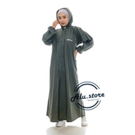 Jas Hujan Akula Gamis Syari Wanita Anti Rembes Berkualitas Tebal Awet