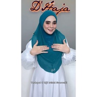 Dhaja Clara Forest Green Tudung sarung premium