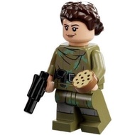 Original Lego Star Wars - Princess Leia (Olive Green Endor Outfit, Hair) 75366 Minifigure new
