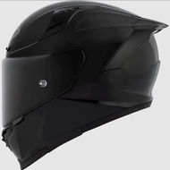 หมวกกันน็อค KYT รุ่น STRIKER PLAIN BLACK สีดำเงา ชิวใส หมวกกันน็อคเต็มใบ