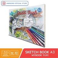 My Book Yuvi Sketch Book A3 30 Sheets