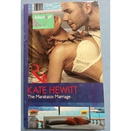preloved THE MARAKAIOS MARRIAGE kate Hewitt