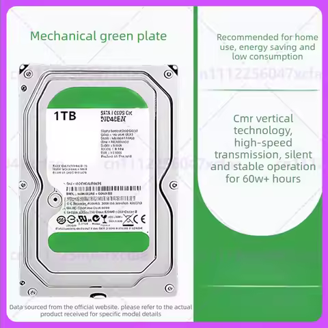 For WD Green Energy Saving Mechanical Hard Drive 500GB 1TB 2TB 4TB Desktop PC Internal HDD Home Use
