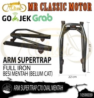 Swing Arm Motor Custom Supertrap C70 Oval Mentah
