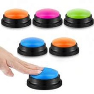 2 ชิ้น Answer Buzzers, ปุ่ม Answer Buzzers Game Show Buzzer ปุ่มบันทึกได้ Classroom Buzzers ของขวัญส
