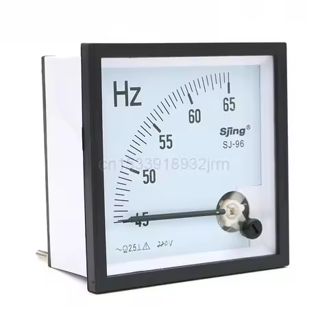 1Pcs CP-96 CZ-96 SJ-96 AC 110V 220V 380V Frequency table / Hz meter /Herzt meter 45-55Hz 45-65Hz 55-