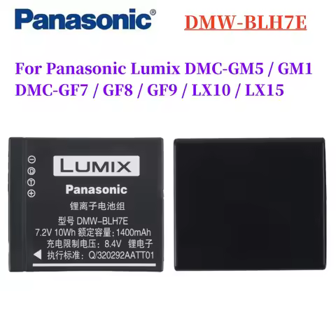 Original DMW-BLH7E DMW BLH7E DMW-BLH7PP Battery for Panasonic Lumix DMC-GM5 GM1 DMC-GF7 DMC-GF8 GF9 