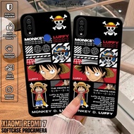 Xiaomi Redmi 7 Case - Casing Xiaomi Redmi 7hp ONE PIECE Motif - Silicone hp - Softcase Redmi 7hp