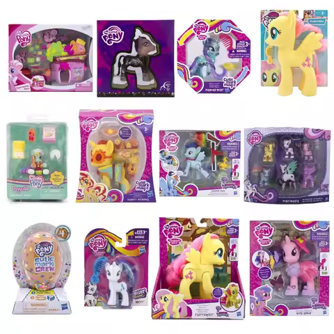 Hasbro My Little Pony Princess Twilight Sparkle Cadance Celestia Luna Action Figures Long Hair Pony 