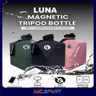 MCSPORT LUNA BOTTLE 2.7L Oversized Magnetic Tripod Water Bottle Fitness Gym with BPA FREE Accessorie