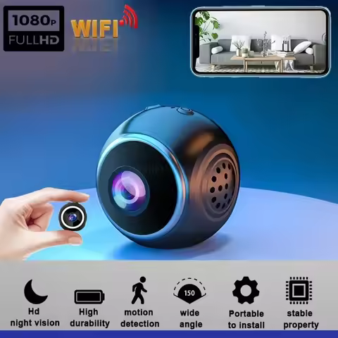 1080P HD Mini Camera WiFi Portable bodycam Indoor Wireless Smart Home monitor Security Motion Detect