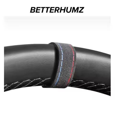 Betterhumz For BMW X3 G01 U11 X5 E70 F30 F32 IX3 Made of Alcantara Car Interior Steering Wheel Marke