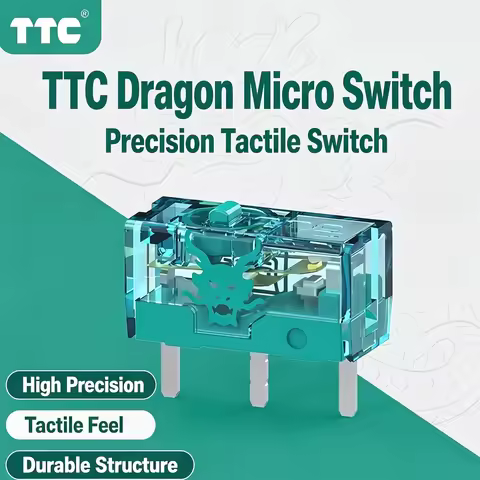 For TTC Qinglong Wuji Dustproof Mouse Microswitch Applies Razer Logitech G102G304G403G502 Button