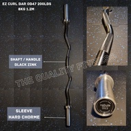 Stick Barbell Ez Curl Bar OB 47 200lbs 8Kg 1.2M Olympic Bar Nebula