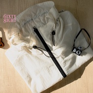 6IXTY8IGHT PITER, Sheer Windbreaker Jacket Women OW11577