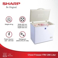 Box Freezer Sharp 200Liter Frv 200 / Frv200