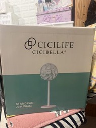 現貨 自取 全新 cicilife cicibella 座地風扇 白色風扇