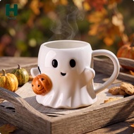Homyl Decorative Spooky Brew Mug | Spooky,   Mug with Pumpkin, Seasonal, for Desk