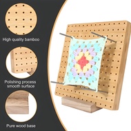 F2C Crochet Board Wooden Set With Mounting Steel Reusable For Use In