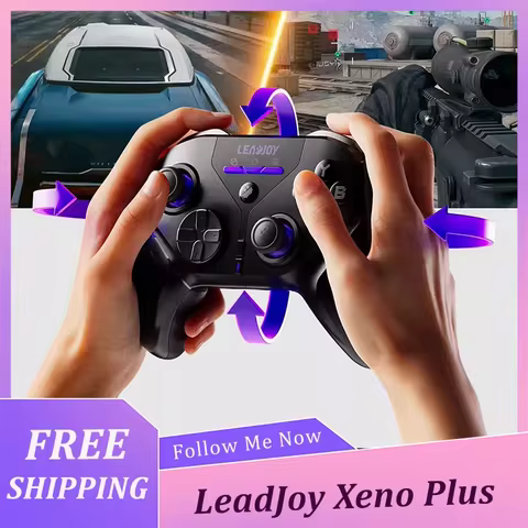 LeadJoy Xeno Plus Game Controller 2.4gWireless 12bit TMR Joystick JS13pro PC Tablet Switch 2/PS/XXBO