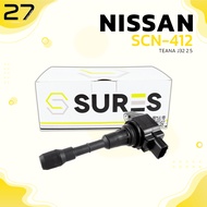 คอยล์จุดระเบิด NISSAN TEANA J32 2.5 / เครื่อง J32 - ตรงรุ่น - SCN-412 - SURES MคอADE IN JAPAN - คอยล