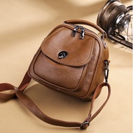 2024新款女包韩版简约斜挎女软小背包双肩包女单肩斜跨