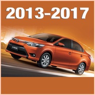 ♒ ♠ ◸ Rear Bumper Guard for Toyota Vios 2013 2014 2015 2016 2017  ( Gen 3 )